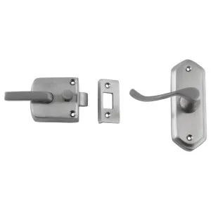Victorian Screen Door Latch (L Hand), Sat Chrome by Tradco, a Internal Doors for sale on Style Sourcebook