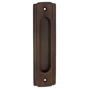 Deco Sliding Door Flush Pull, Antique Brass by Tradco, a Door Hardware for sale on Style Sourcebook