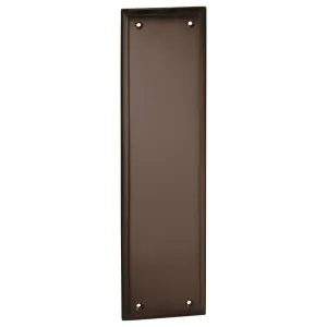 Milton Finger/Push Plate, Antique Brass by Tradco, a Door Hardware for sale on Style Sourcebook