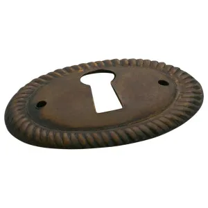 Decorative Cupboard Escutcheon, Antique Brass by Tradco, a Door Hardware for sale on Style Sourcebook