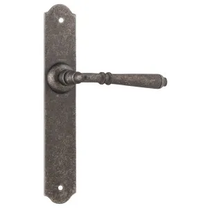 Reims Lever Latch Set, Rumbled Nickel by Tradco, a Door Hardware for sale on Style Sourcebook