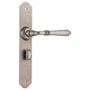 Reims Privacy Lever Set, Rumbled Nickel by Tradco, a Door Hardware for sale on Style Sourcebook