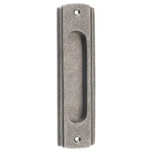 Deco Sliding Door Flush Pull, Rumbled Nickel by Tradco, a Door Hardware for sale on Style Sourcebook