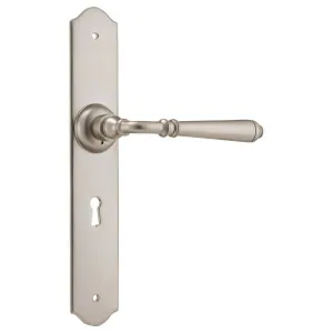Reims Lever Lock Set, Satin Nickel by Tradco, a Door Hardware for sale on Style Sourcebook
