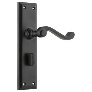 Milton Privacy Lever Set, Matte Black by Tradco, a Door Hardware for sale on Style Sourcebook
