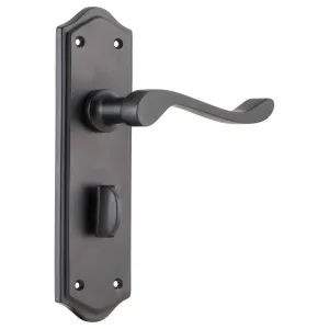 Henley Privacy Lever Set, Matte Black by Tradco, a Door Hardware for sale on Style Sourcebook
