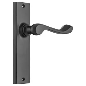 Fremantle Lever Latch Set, Matte Black by Tradco, a Door Hardware for sale on Style Sourcebook