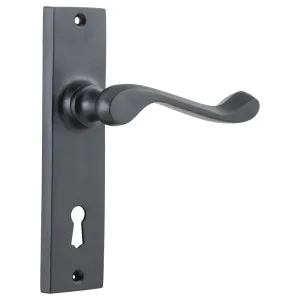 Fremantle Lever Lock Set, Matte Black by Tradco, a Door Hardware for sale on Style Sourcebook