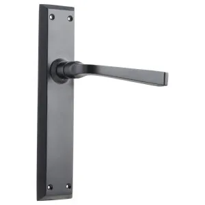 Menton Lever Latch Set, Matte Black by Tradco, a Door Hardware for sale on Style Sourcebook