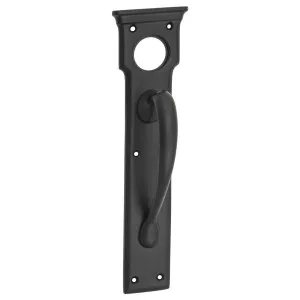 Victorian Pull Handle w/Cylinder Hole, Matte Blk by Tradco, a Door Hardware for sale on Style Sourcebook