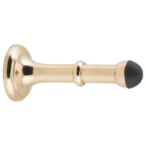 10cm Concealed Fix Wall Mount Door Stop, Pol Brass by Tradco, a Doors & Hardware for sale on Style Sourcebook