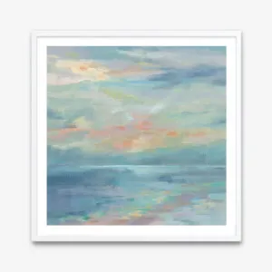 June Morning by the Sea (Square) Art Print by The Print Emporium, a Prints for sale on Style Sourcebook