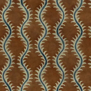 LF2443FR Helter Skelter 5 Chestnut by Linwood, a Fabrics for sale on Style Sourcebook