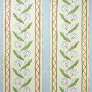 LF2469C Polly Stripe 4 Cameo Blue by Linwood, a Fabrics for sale on Style Sourcebook