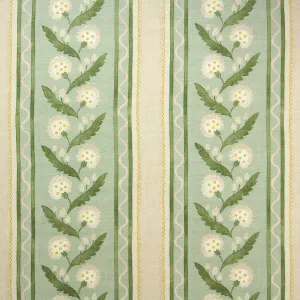 LF2469C Polly Stripe 5 Moss by Linwood, a Fabrics for sale on Style Sourcebook