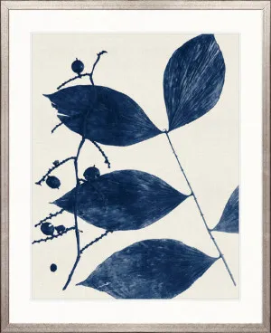 Delicate Frond II (Indigo) by Designer Boys, a Premium Art for sale on Style Sourcebook