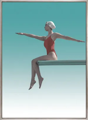 Diver Pose II(Canvas) by Designer Boys, a Premium Art for sale on Style Sourcebook