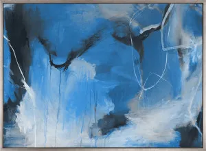 Sapphire Abstract V (Canvas) by Designer Boys, a Premium Art for sale on Style Sourcebook