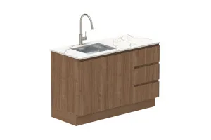 Door & Drawer 1350 Floor Cabinet - Notaio Walnut by ADP, a Laundry for sale on Style Sourcebook