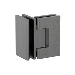 Stealth Glass to Glass 90 Degree Hinge Brushed Gun Metal by Estelle, a Bathroom Fixtures for sale on Style Sourcebook