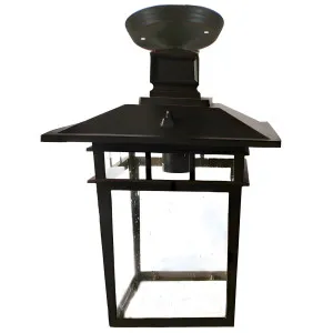 Promenade Classic Lantern Under Eave Ceiling Light Bronze by Lighting Inspirations, a Lighting for sale on Style Sourcebook