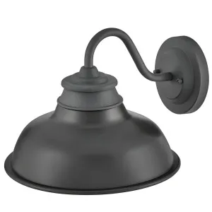 Hinkley Wallace Industrial Outdoor Wall Light Aged Zinc by Hinkley, a Outdoor Lighting for sale on Style Sourcebook