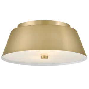 Hinkley Tess Medium Steel Flush Mount Ceiling Light by Lark Lacquered Brass by Hinkley, a Lighting for sale on Style Sourcebook