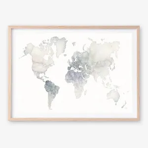 Watercolor Wanderlust Art Print by The Print Emporium, a Prints for sale on Style Sourcebook