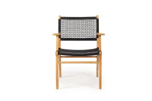 Fuji Dining Armchair - Black by Azure Interiors, a Chairs for sale on Style Sourcebook
