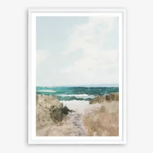 Beach Path Art Print by The Print Emporium, a Prints for sale on Style Sourcebook