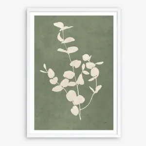 Botanical Study II Forest Green Crop Art Print by The Print Emporium, a Prints for sale on Style Sourcebook