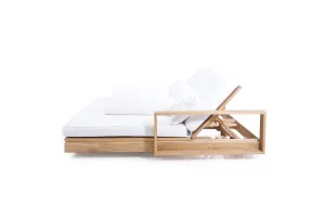 Avril Outdoor Double Sunlounger with Arms by Azure Interiors, a Outdoor Sunbeds & Daybeds for sale on Style Sourcebook