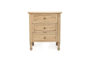 Harrison Bedside Table - 3 Drawer by Azure Interiors, a Tables for sale on Style Sourcebook
