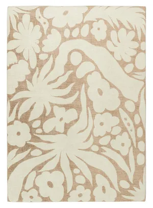 Calo Beige and Brown Floral Rollie Pollie Playmat by Miss Amara, a Kids Rugs for sale on Style Sourcebook