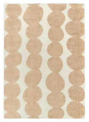 Lexa Beige and Light Beige Abstract Rollie Pollie Playmat by Miss Amara, a Kids Rugs for sale on Style Sourcebook