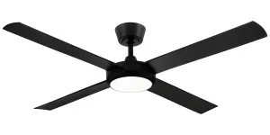 Fanco Eco Silent Pro 56" DC Ceiling Fan with 3CCT LED Light and Remote - Black by Fanco, a Ceiling Fans for sale on Style Sourcebook