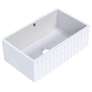 Turner Hastings Cove 75 Fireclay Butler Single Bowl Sink With Overflow CV75FS-OF by Turner Hastings, a Kitchen Sinks for sale on Style Sourcebook