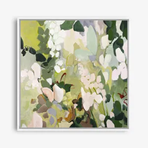 Green Garden Variation (Square) Canvas Print by The Print Emporium, a Prints for sale on Style Sourcebook