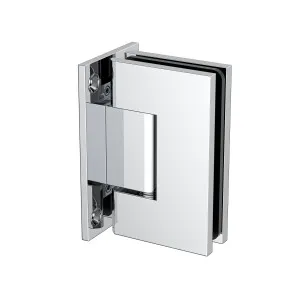 Boston Wall to Glass Heavy Duty Hinge with T Type Mounting Plate - Polished Chrome by Estelle, a Bathroom Fixtures for sale on Style Sourcebook