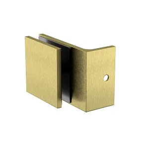 Boston Bracket with Extended Short Leg Raw Brushed Brass by Estelle, a Bathroom Fixtures for sale on Style Sourcebook