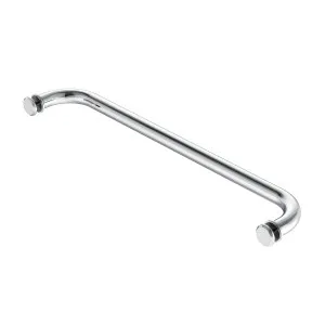 Round Towel Rail with KA5 Buttons Polished Chrome by Estelle, a Towel Rails for sale on Style Sourcebook