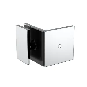 Boston Wall to Glass Bracket with 30mm Cover Plate Polished Chrome by Estelle, a Bathroom Fixtures for sale on Style Sourcebook