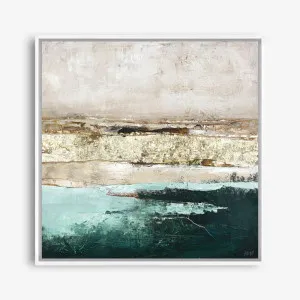 Turquoise Pools (Square) Canvas Print by The Print Emporium, a Prints for sale on Style Sourcebook