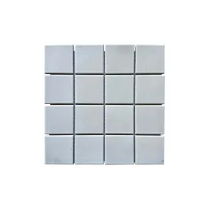 Azuma Square White Silk Mosaic Tile by Beaumont Tiles, a Mosaic Tiles for sale on Style Sourcebook