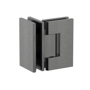 Boston Glass to Glass 90 Degree Hinge Brushed Gun Metal by Estelle, a Bathroom Fixtures for sale on Style Sourcebook