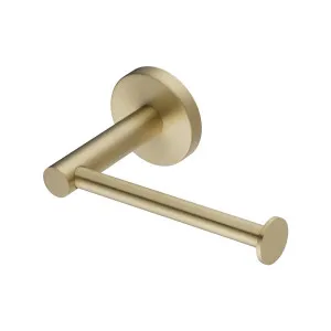 Lucid Pin Toilet Paper Holder Light Brushed Brass by Aquaperla, a Toilet Paper Holders for sale on Style Sourcebook