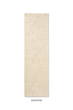 Marimekko Piirto Unikko Natural White 133701 Runner by Marimekko, a Contemporary Rugs for sale on Style Sourcebook