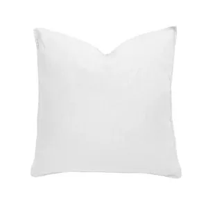 Bambury Linen White Square Cushion by null, a Cushions, Decorative Pillows for sale on Style Sourcebook