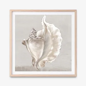 Neutral Shells III (Square) Art Print by The Print Emporium, a Prints for sale on Style Sourcebook