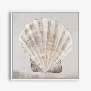 Neutral Shells II (Square) Canvas Print by The Print Emporium, a Prints for sale on Style Sourcebook